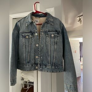 Zara women’s denim jacket size L